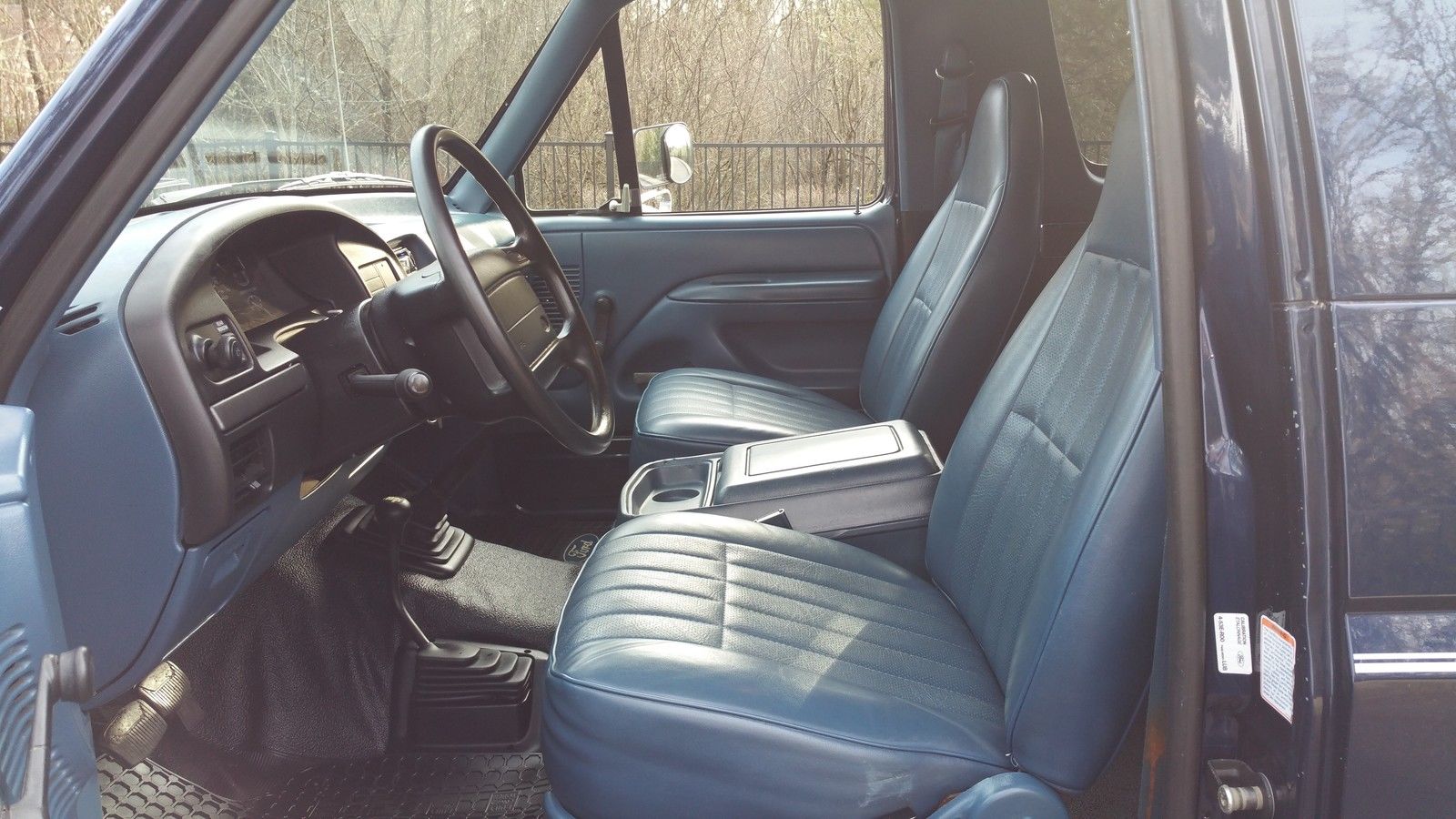 1994 Blue Ford Bronco SUV