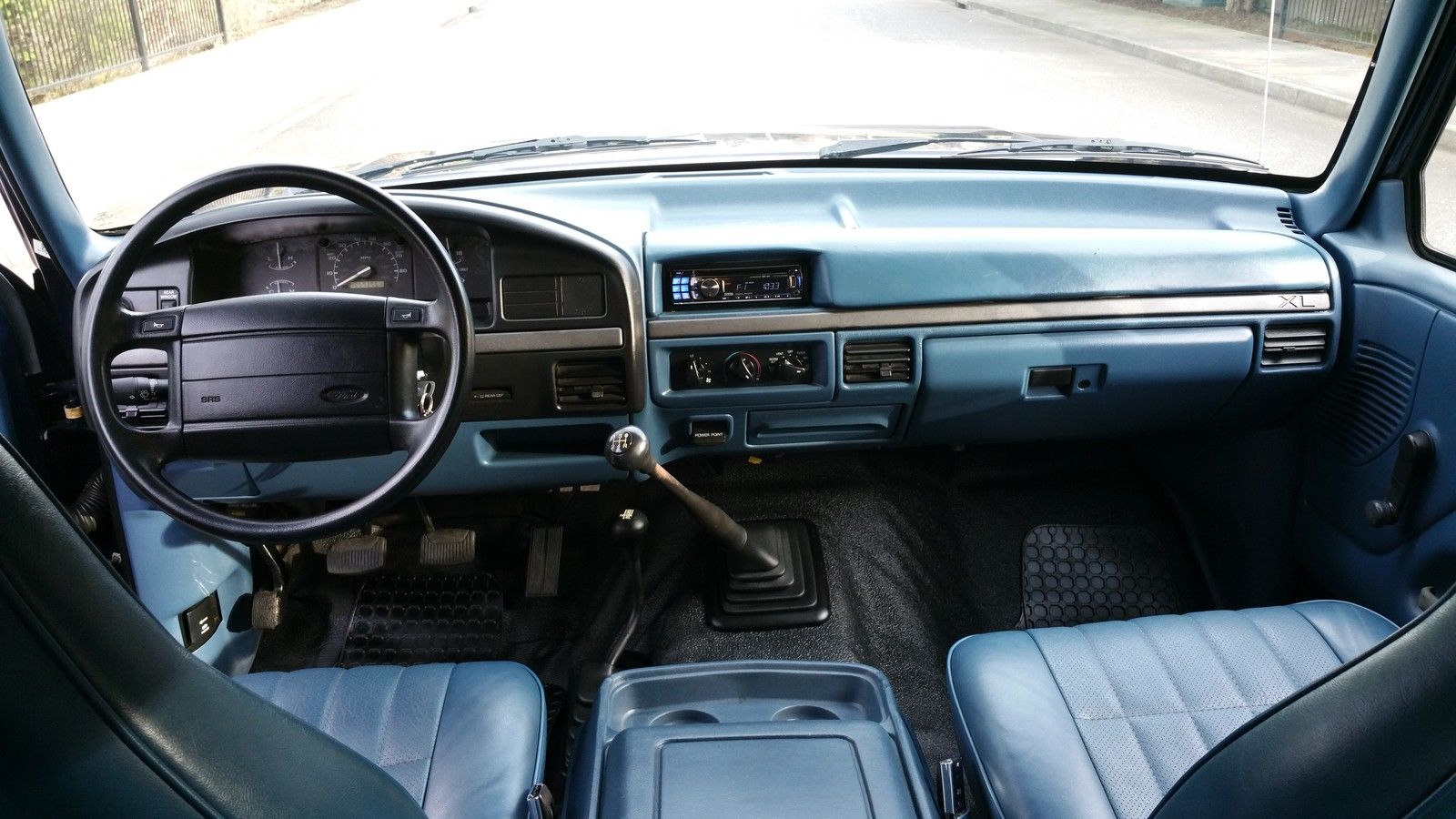 1994 Blue Ford Bronco SUV