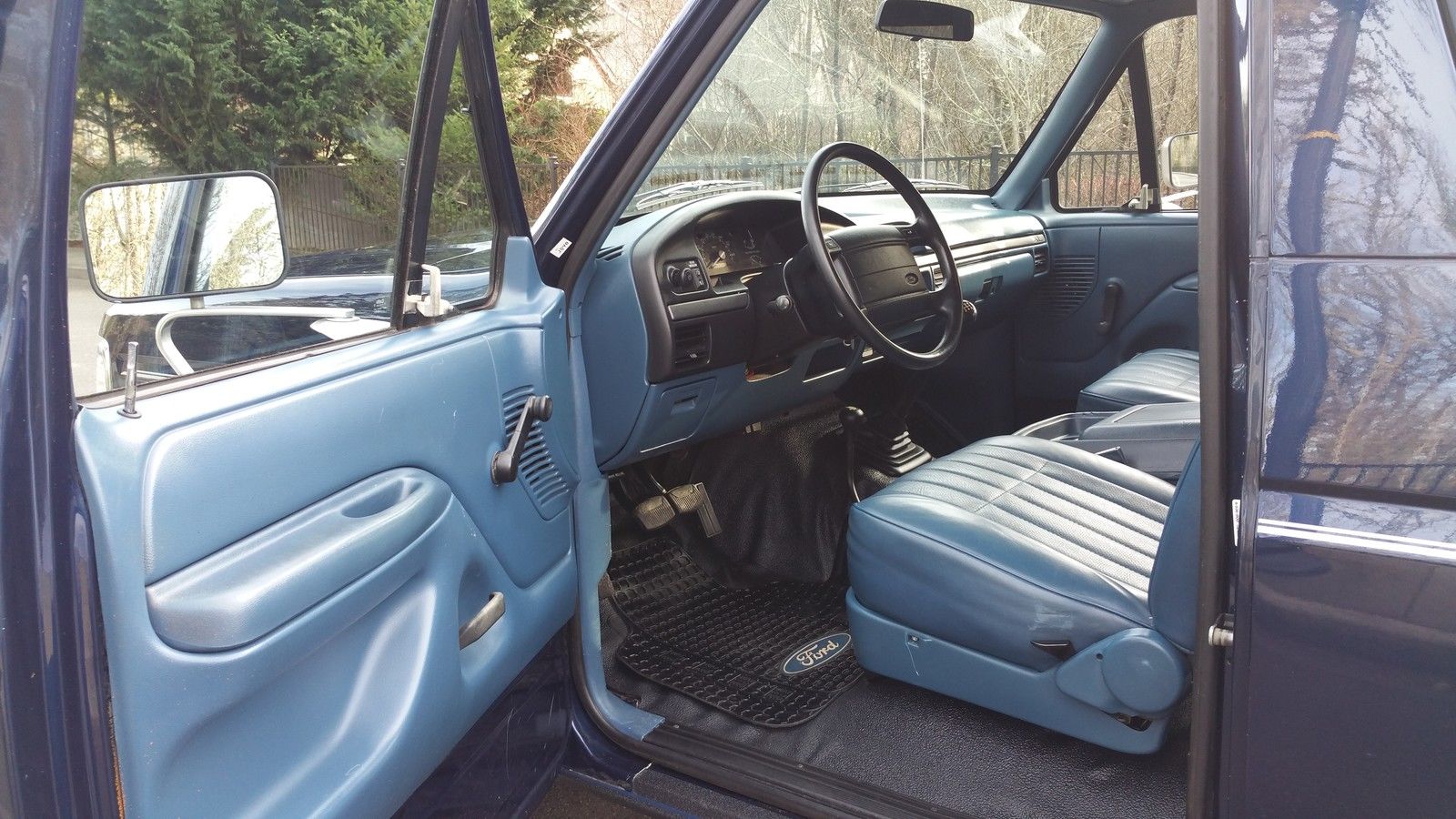 1994 Blue Ford Bronco SUV