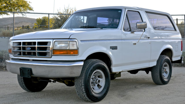 1994 White Ford Bronco