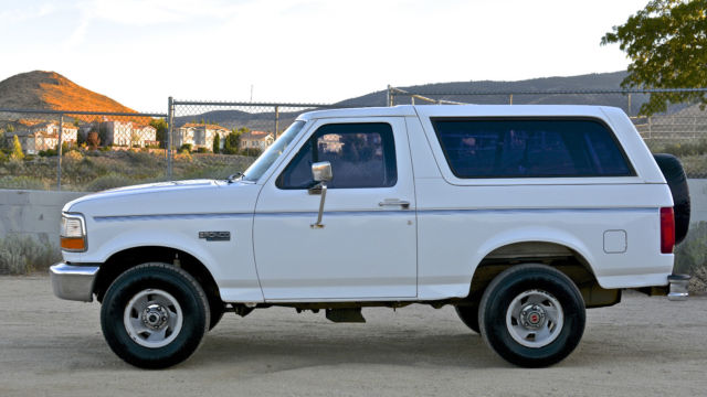 1994 White Ford Bronco