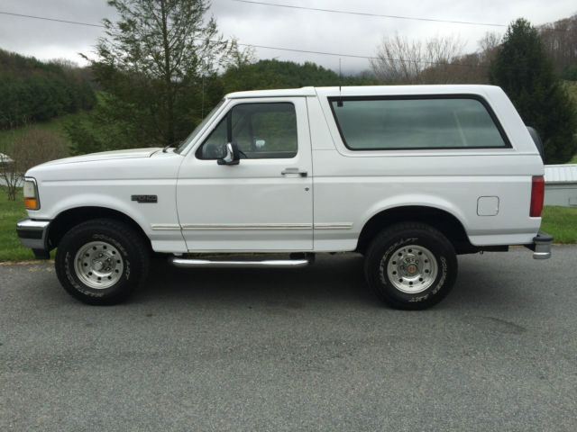 1994 White Ford Bronco