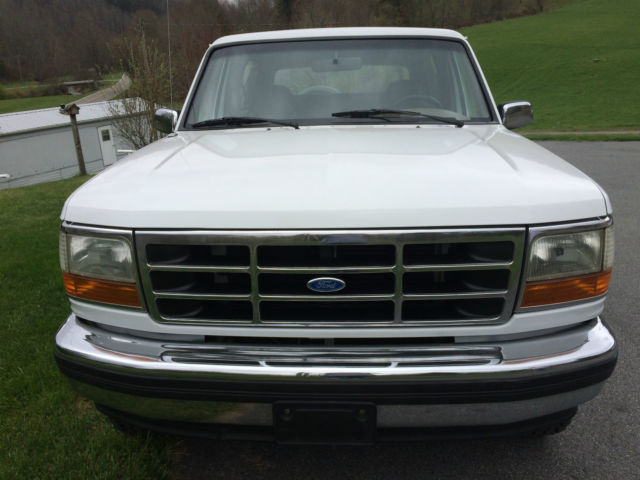 1994 White Ford Bronco