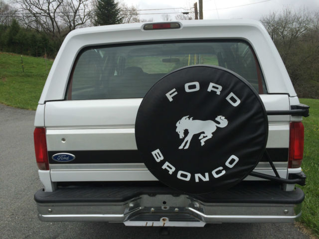 1994 White Ford Bronco