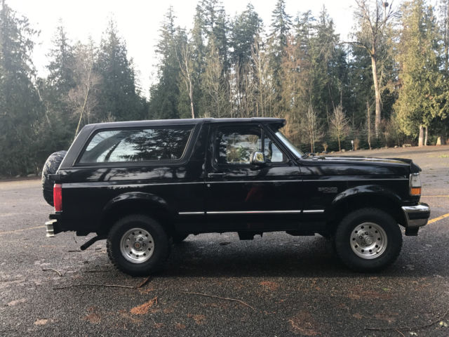 1994 Black Ford Bronco SUV