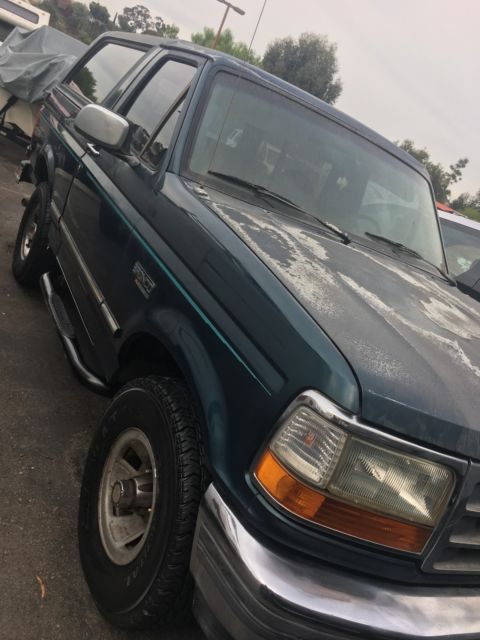 1994 Green Ford Bronco SUV