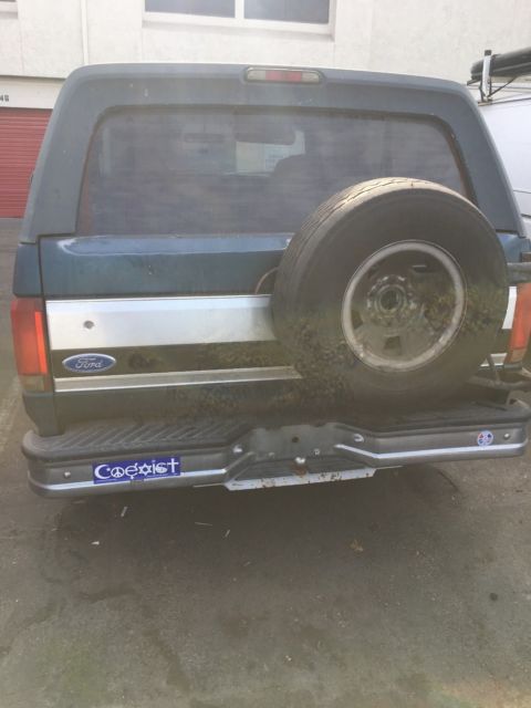 1994 Green Ford Bronco SUV