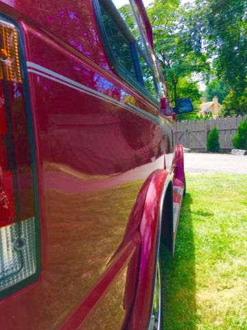 1994 Red Ford E-Series Van