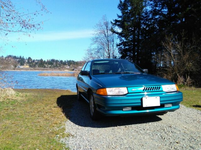 1994 Green Ford Escort Coupe