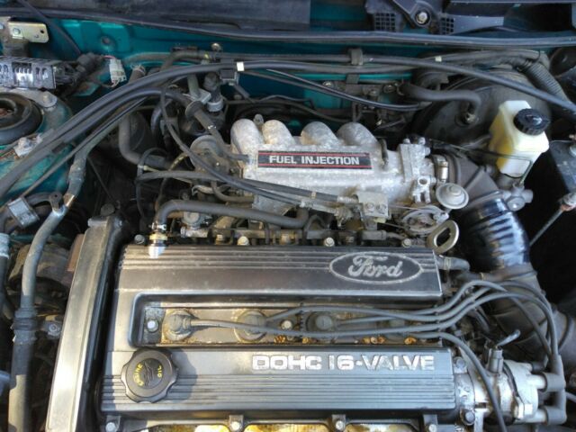 1994 Green Ford Escort Coupe