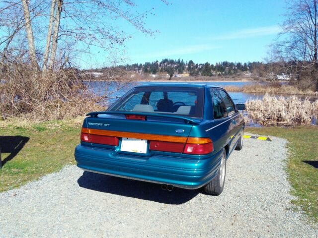 1994 Green Ford Escort Coupe