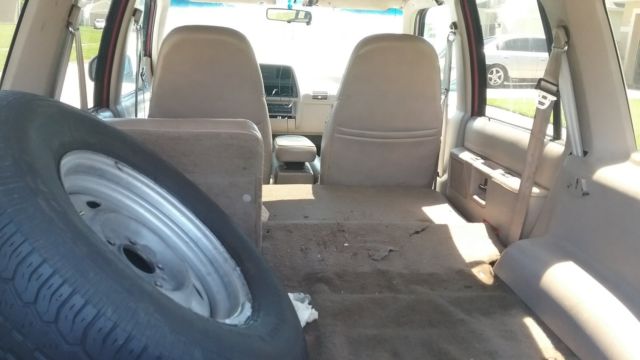 1994 Burgundy Ford Explorer SUV