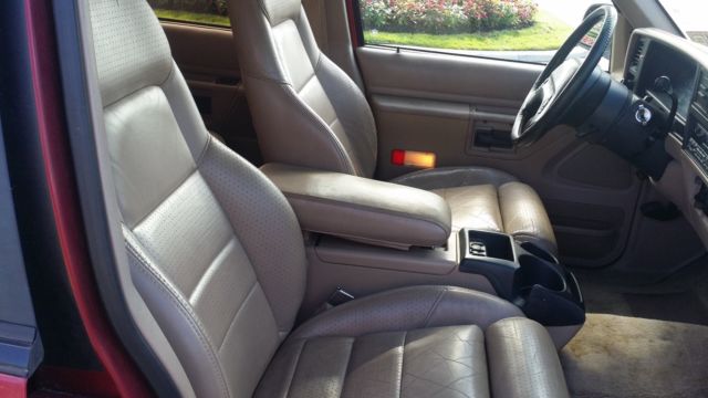 1994 Red Ford Explorer SUV