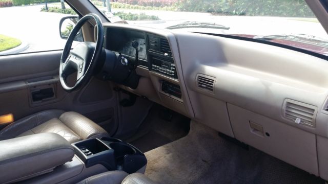 1994 Red Ford Explorer SUV