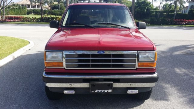 1994 Red Ford Explorer SUV