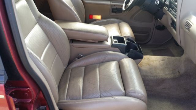 1994 Red Ford Explorer SUV