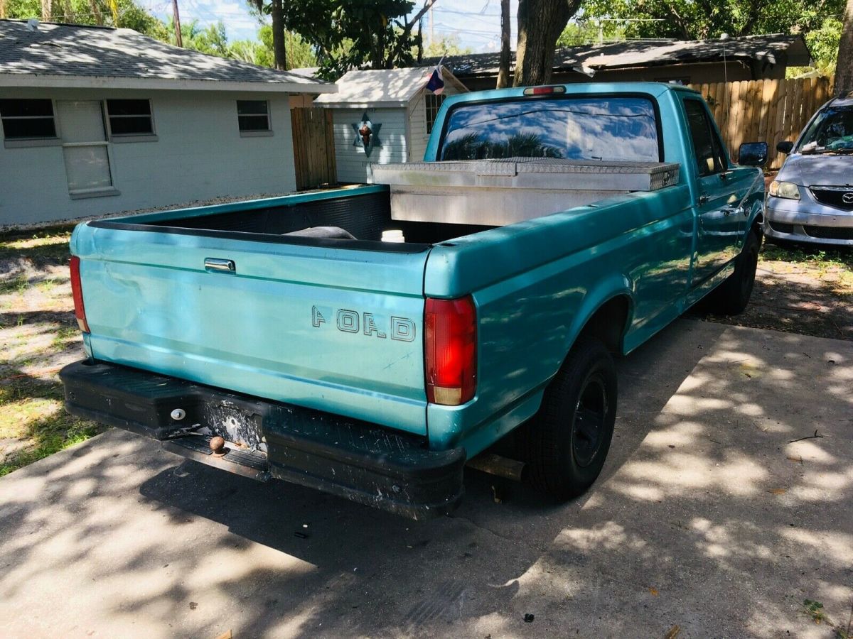 1994 Green Ford F-150 Crew Cab Pickup