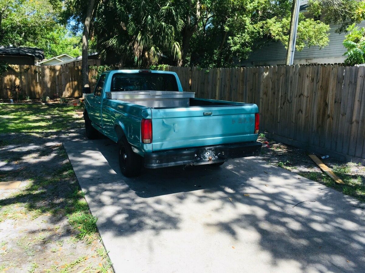 1994 Green Ford F-150 Crew Cab Pickup