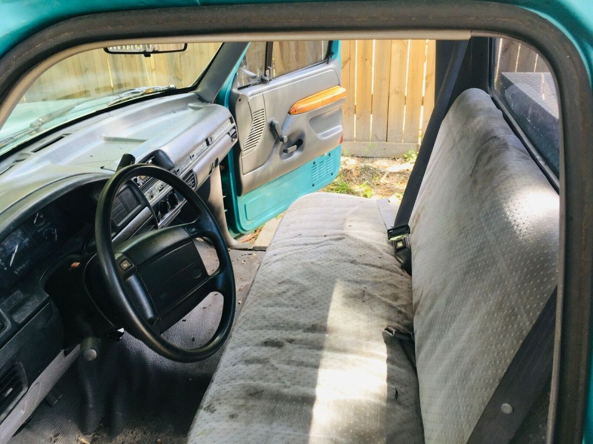 1994 Green Ford F-150 Crew Cab Pickup