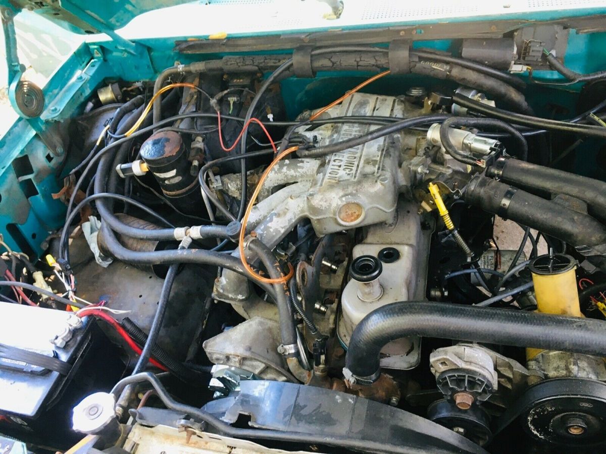 1994 Green Ford F-150 Crew Cab Pickup