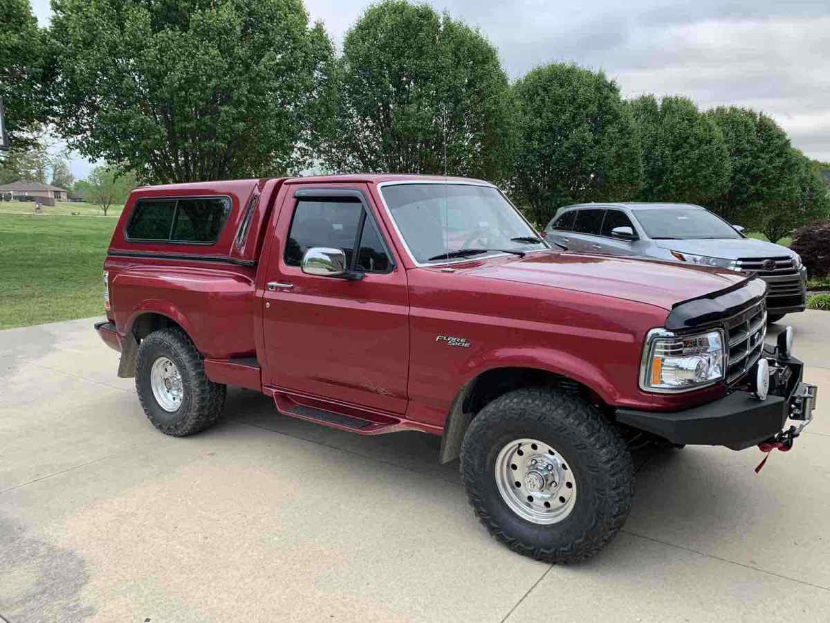 1994 Red Ford F-150 Pickup