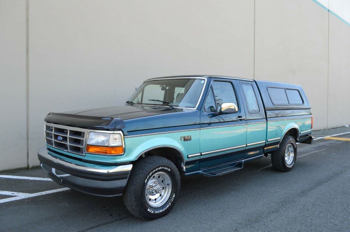 1994 Green Ford F-150 Extended Cab Pickup