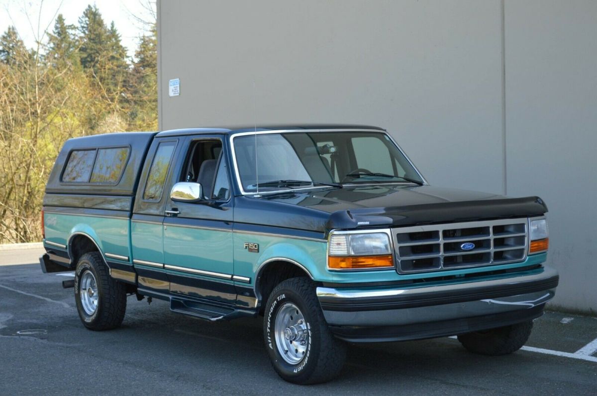 1994 Green Ford F-150 Extended Cab Pickup