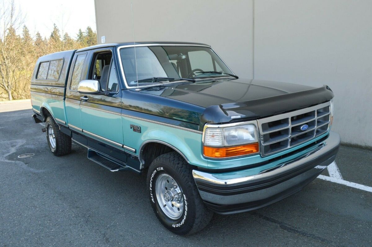 1994 Green Ford F-150 Extended Cab Pickup