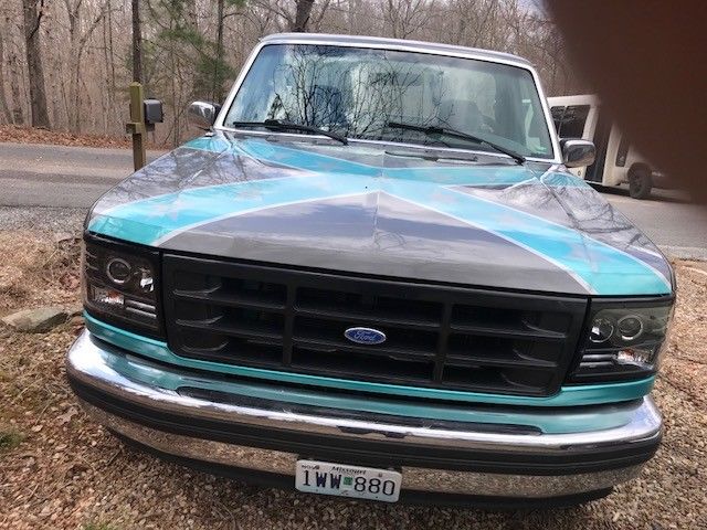 1994 Teal Ford F-150 Standard Cab Pickup