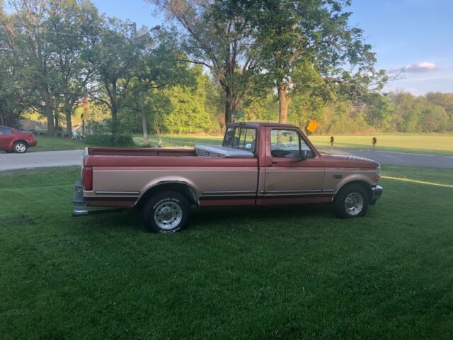 1994 Coral/Beige Ford F-150 Standard Cab Pickup