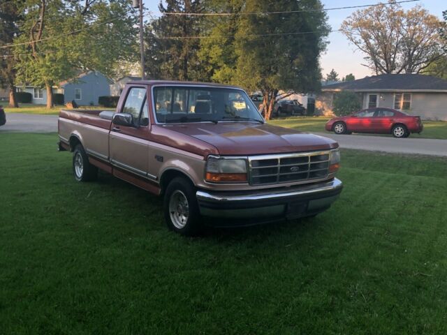 1994 Coral/Beige Ford F-150 Standard Cab Pickup