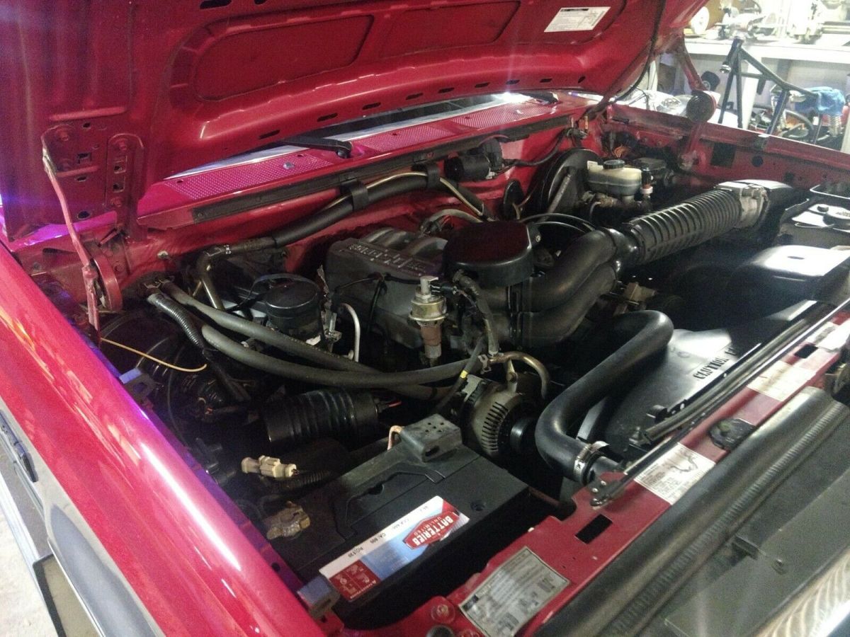 1994 Red & grey Ford F-150 Cab & Chassis