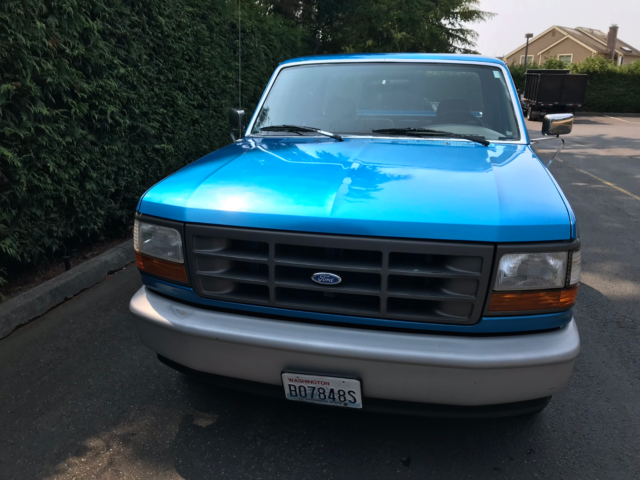 1994 Blue Ford F-150 Extended Cab Pickup