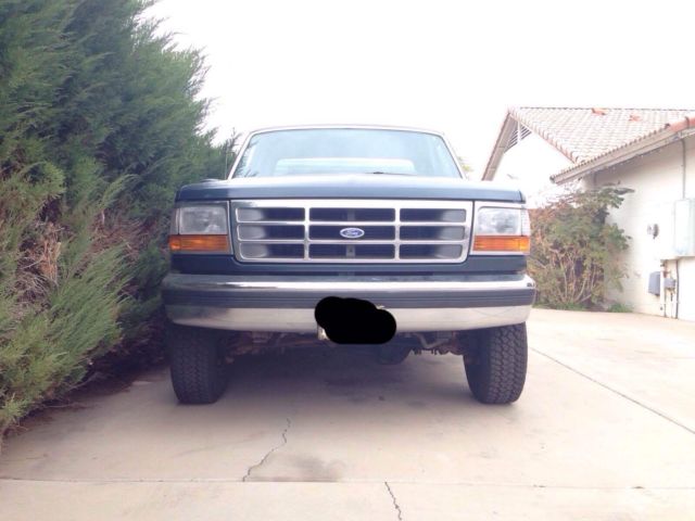 1994 Green Ford F-250 Extended Cab Pickup