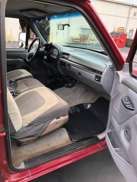 1994 Red Ford F-250 Crew Cab Pickup