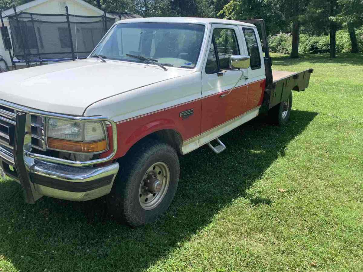 1994 Red Ford F-250 Pickup
