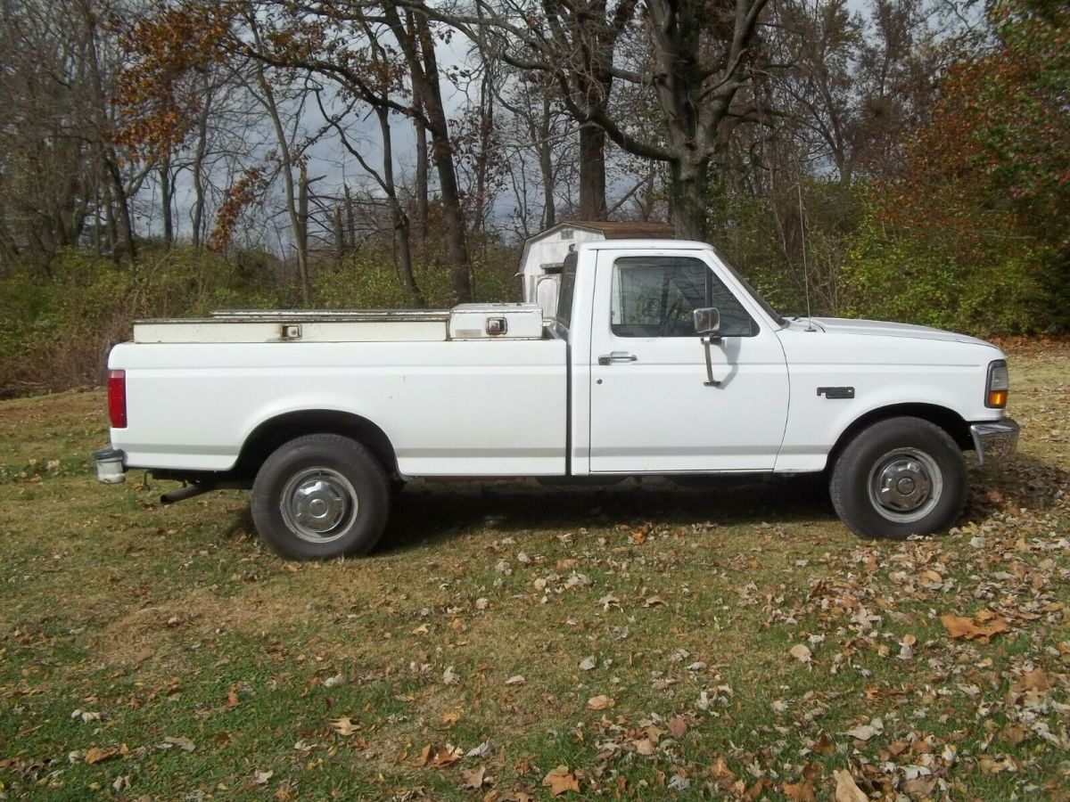 1994 White Ford F-250 Standard Cab Pickup