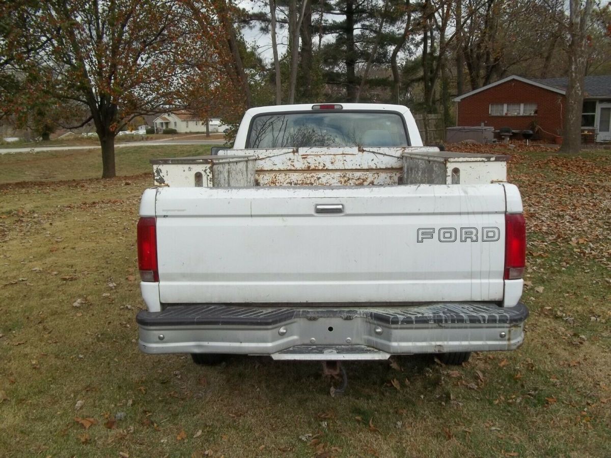 1994 White Ford F-250 Standard Cab Pickup