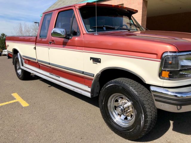 1994 Salmon&White Ford F-250 Extended Cab Pickup