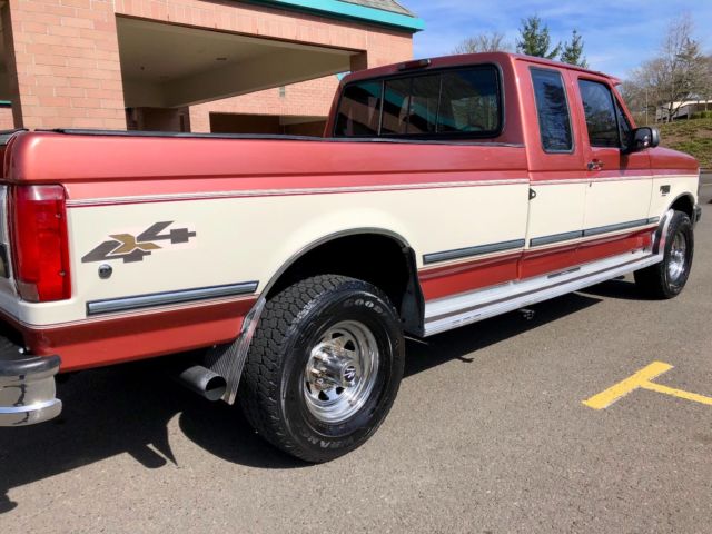 1994 Salmon&White Ford F-250 Extended Cab Pickup