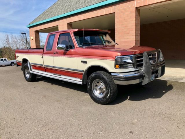1994 Salmon&White Ford F-250 Extended Cab Pickup