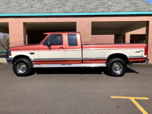 1994 Salmon&White Ford F-250 Extended Cab Pickup