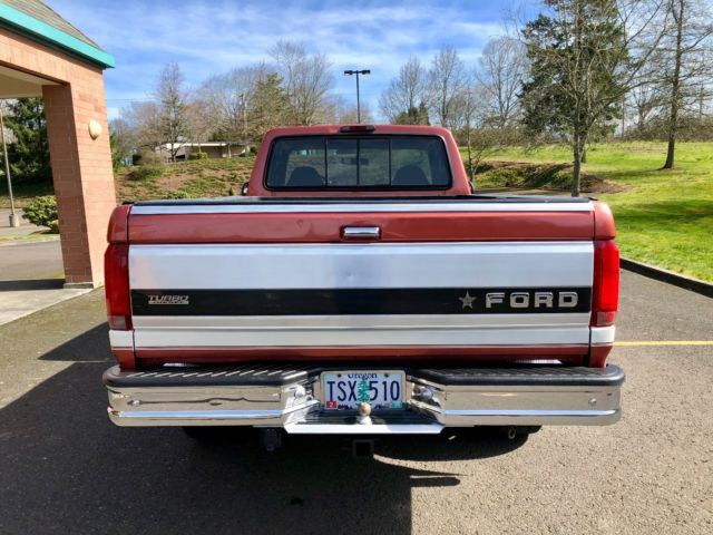 1994 Salmon&White Ford F-250 Extended Cab Pickup