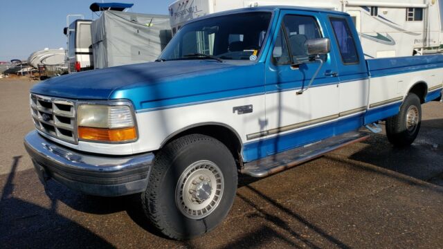 1994 Blue Ford F-250 Extended Cab Pickup