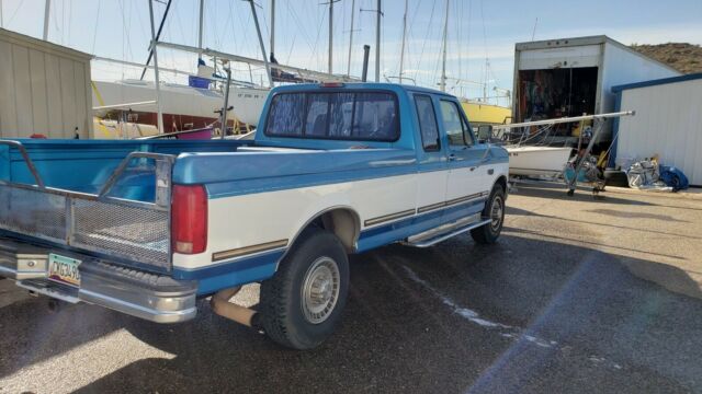 1994 Blue Ford F-250 Extended Cab Pickup