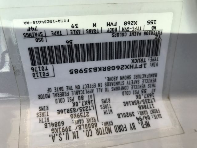 1994 White Ford F-250 Extended Cab Pickup