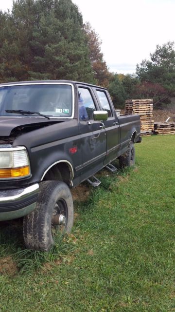 1994 White Ford F-350 Standard Cab Pickup