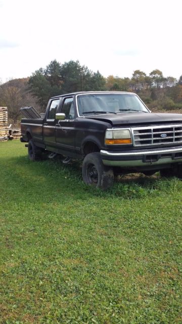 1994 White Ford F-350 Standard Cab Pickup