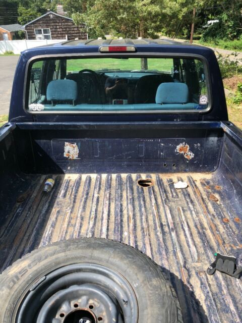 1994 Blue Ford F-350 Crew Cab Pickup