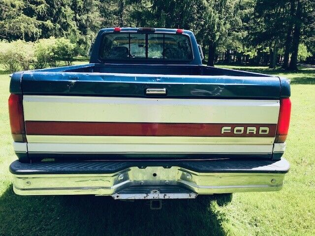 1994 Blue Ford F-350 Extended Crew Cab Pickup